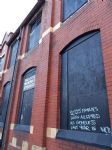 Homeless graffiti Salford